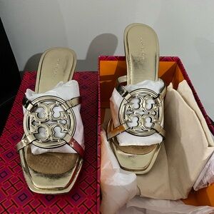 Geo Bombé Low Heel Miller Sandal